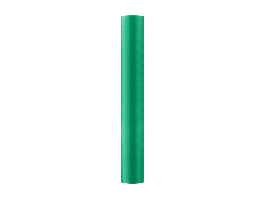 Grüner Tischläufer Satin 9m