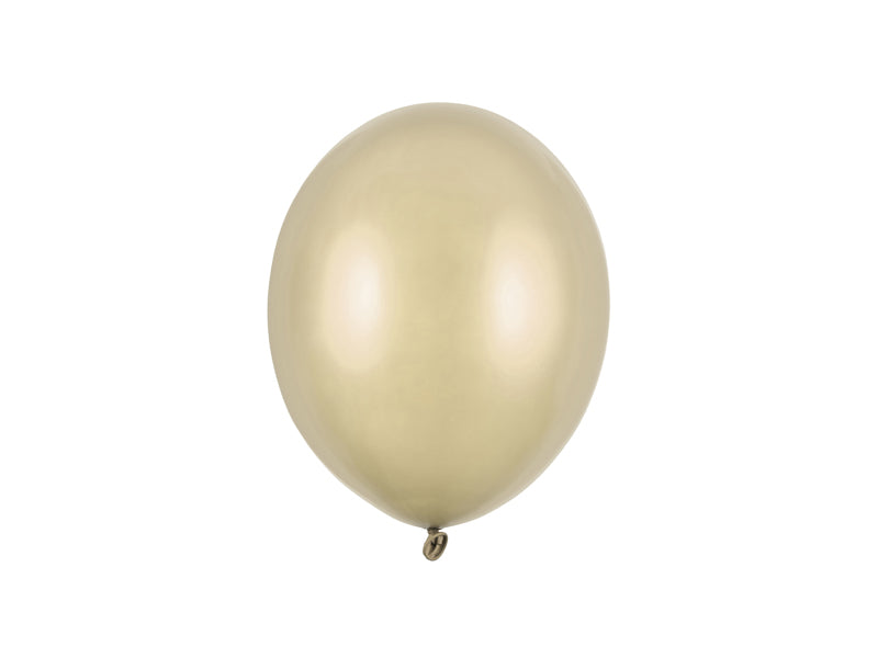 Gold Ballons Metallisch Kalt Gold 23cm 100Stk