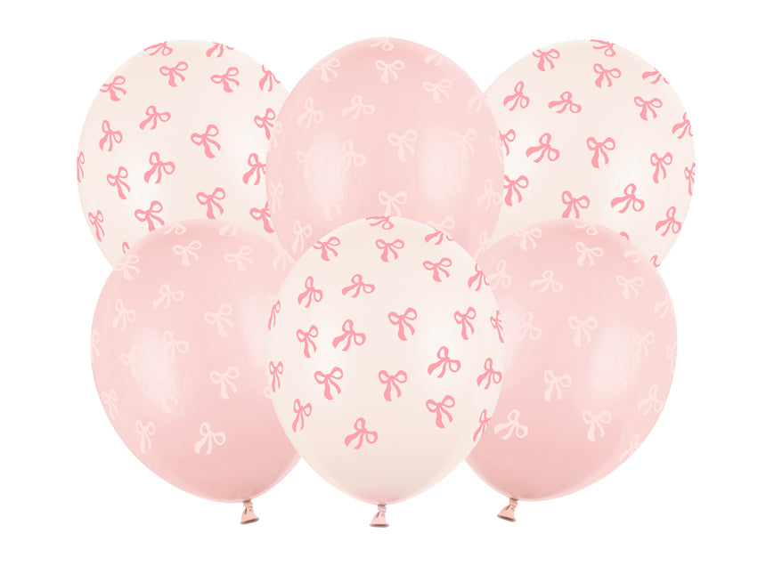 Hellrosa Luftballons 30cm 6Stück