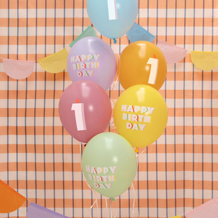 1 Jahr Ballons 30cm 50Stk