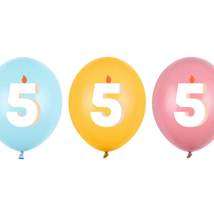 5 Jahre Luftballons 30cm 50Stück