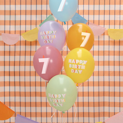 7 Jahre Luftballons 30cm 50Stück