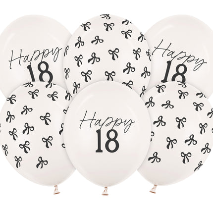 18 Jahre Luftballons 30cm 50Stück