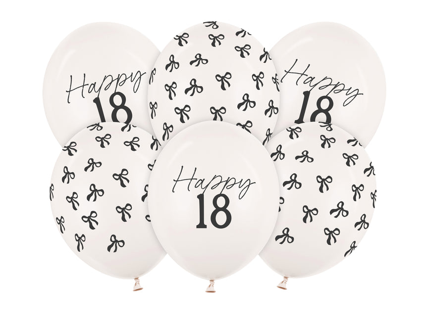 18 Jahre Luftballons 30cm 50Stück