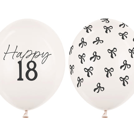 18 Jahre Luftballons 30cm 50Stück
