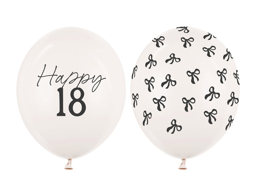 18 Jahre Luftballons 30cm 50Stück