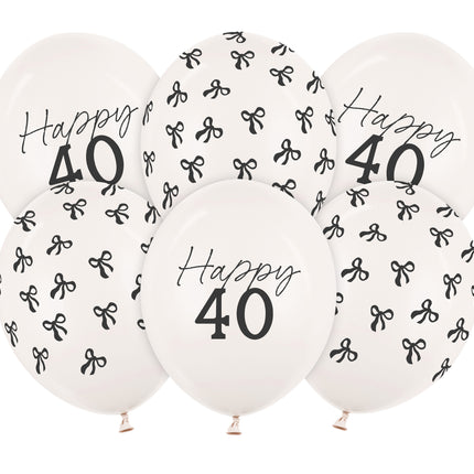 40 Jahre Luftballons 30cm 50Stück