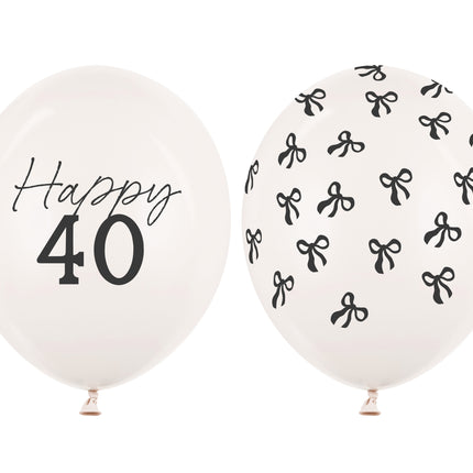 40 Jahre Luftballons 30cm 50Stück