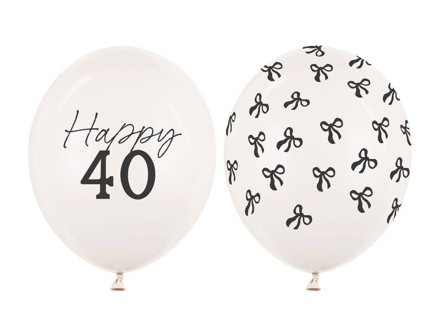 40 Jahre Luftballons 30cm 50Stück