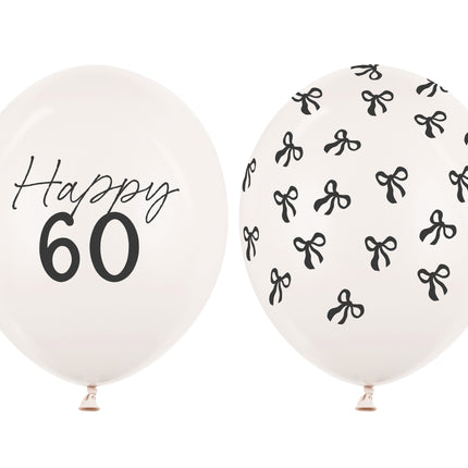 60 Jahre Luftballons 30cm 50Stück