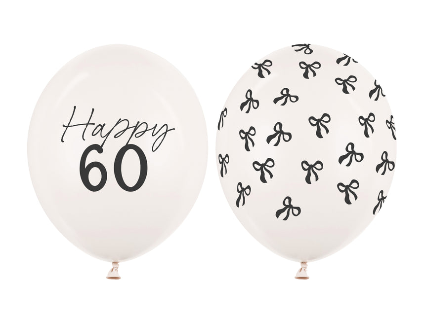 60 Jahre Luftballons 30cm 50Stück