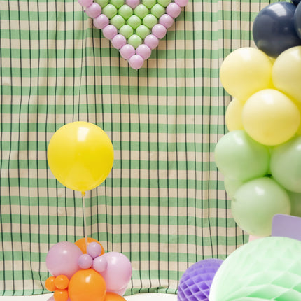 Weißer Ballonständer Plastik 72cm