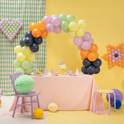 Weißer Ballonständer Plastik 72cm