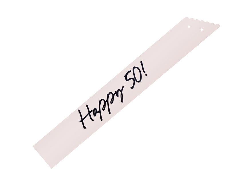 50 Jahre Schärpe 76cm