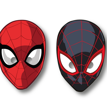 Spiderman Maske Welt der Netze 6 Stk