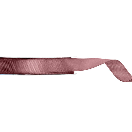 Rosa Band 12Mm dunkel staubig 25m