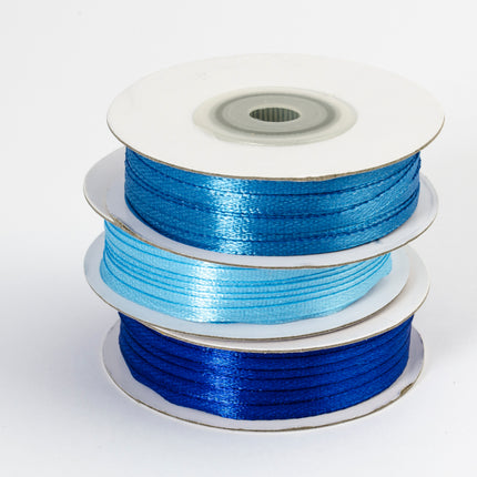 Blaues Band 3Mm Glanz 50m