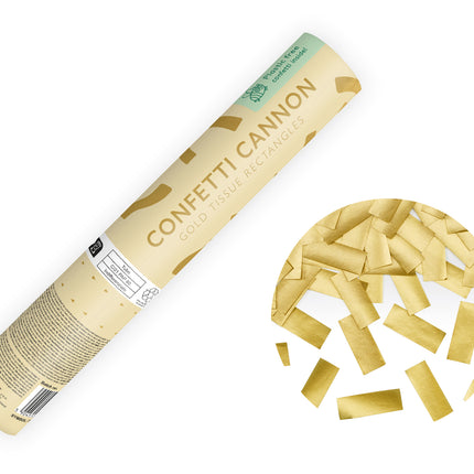 Goldene Konfettikanone 20cm