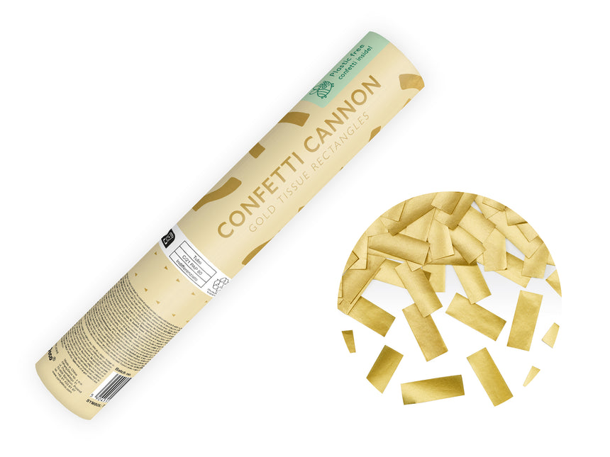 Goldene Konfettikanone 20cm