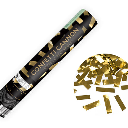 Goldene Konfettikanone 28cm
