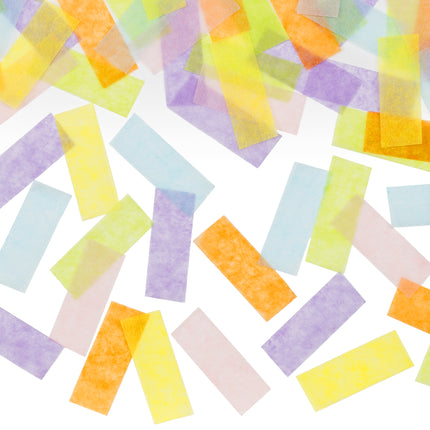 Bunte Konfettikanone Pastell 20cm