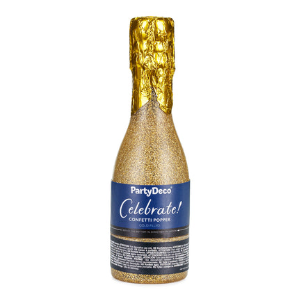 Goldene Konfettikanone Champagner 20,5cm