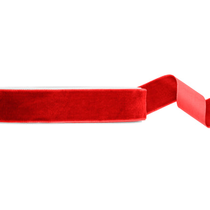 Rote Schleife Velours 10m