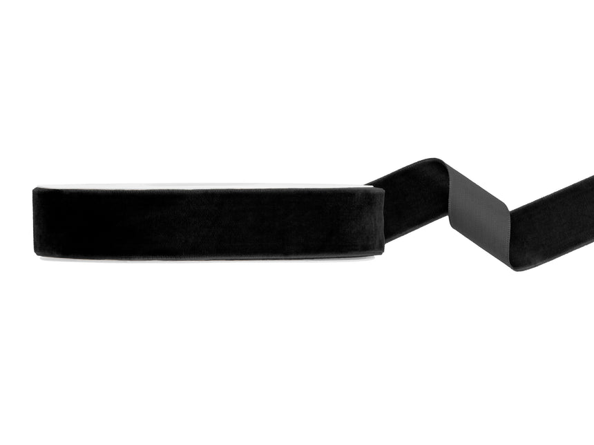 Schwarzes Band Velours 10m