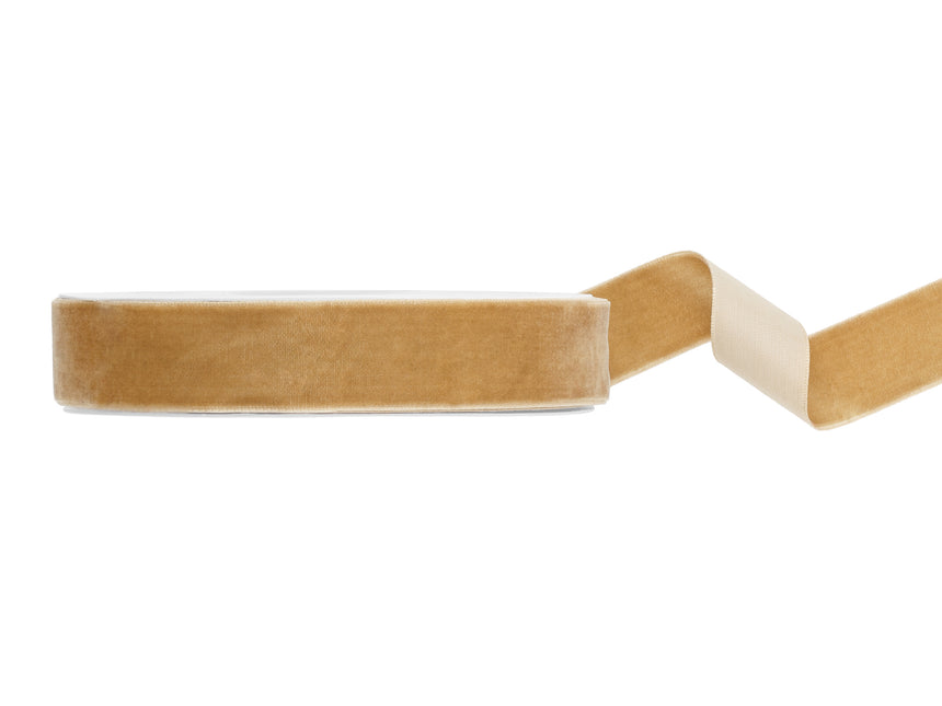 Gold Ribbon Velour 10m