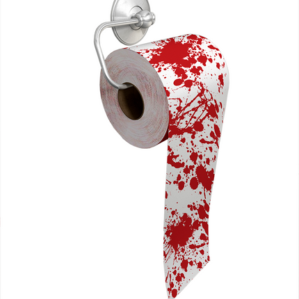 Halloween Toilettenpapier mit Blut