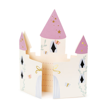 Prinzessinnen Einladungen 12,5cm 6Stk