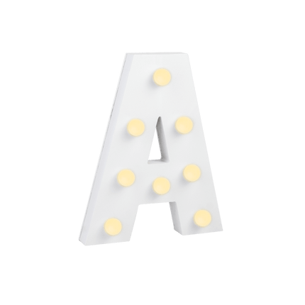 A Licht Letter 16,5cm van Paper Dreams koop je bij Partywinkel