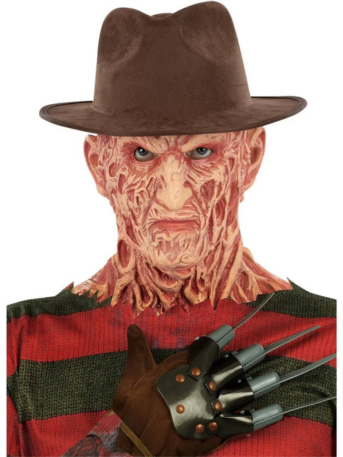 A Nightmare on Elm Street Freddy Krueger Hoed van Smiffys koop je bij Partywinkel
