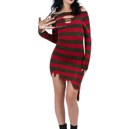 A Nightmare on Elm Street Freddy Krueger Jurk van Smiffys koop je bij Partywinkel