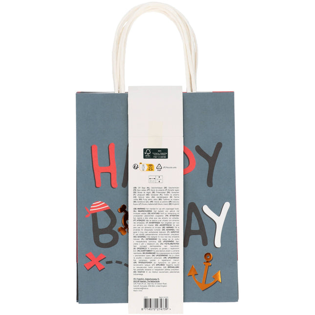 Piraten Party Taschen 27cm 6Stk