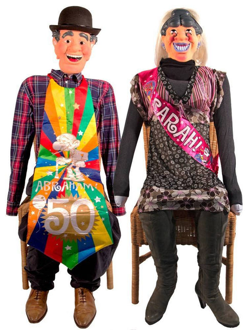 Abraham Pop / Sarah Pop Opblaasbaar 1,44m - Partywinkel - 8714572224277
