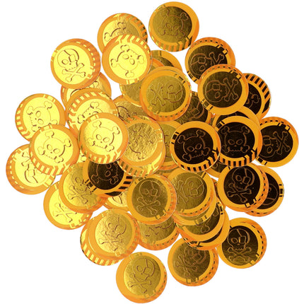 Gold Konfetti-Münzen 50Stück