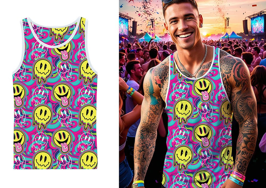 Acid Shirt Smiley 80'S van Fiestas Guirca koop je bij Partywinkel