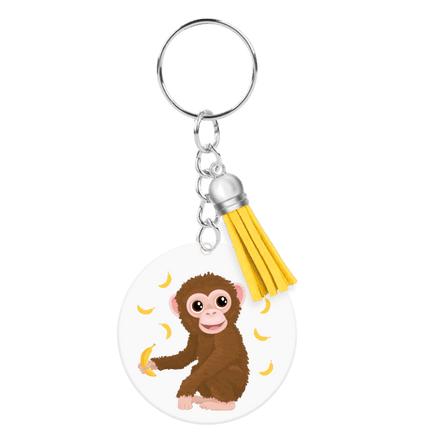 Acryl Sleutelhanger Aap van Paper Dreams koop je bij Partywinkel