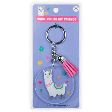 Acryl sleutelhanger Alpaca van Paper Dreams koop je bij Partywinkel