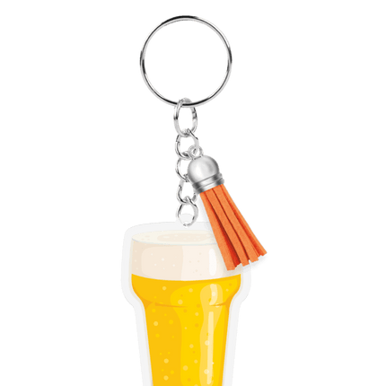 Acryl Sleutelhanger Biertje van Paper Dreams koop je bij Partywinkel