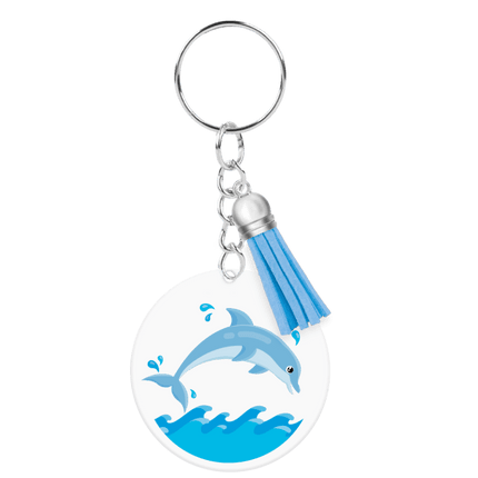 Acryl Sleutelhanger Dolfijn van Paper Dreams koop je bij Partywinkel