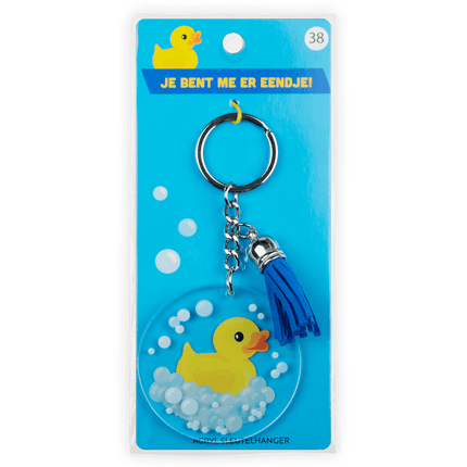 Acryl Sleutelhanger Eendje van Paper Dreams koop je bij Partywinkel