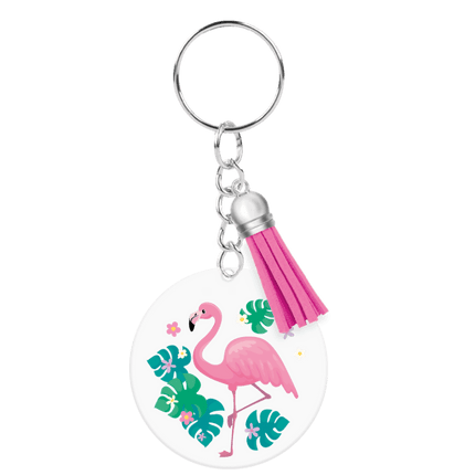 Acryl Sleutelhanger Flamingo van Paper Dreams koop je bij Partywinkel