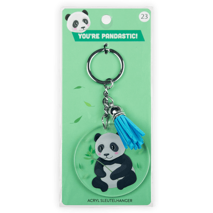Acryl sleutelhanger Panda van Paper Dreams koop je bij Partywinkel