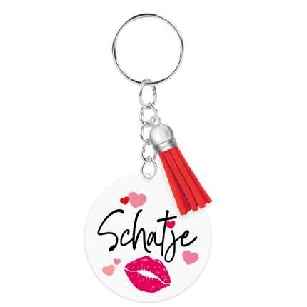 Acryl sleutelhanger Schatje van Paper Dreams koop je bij Partywinkel