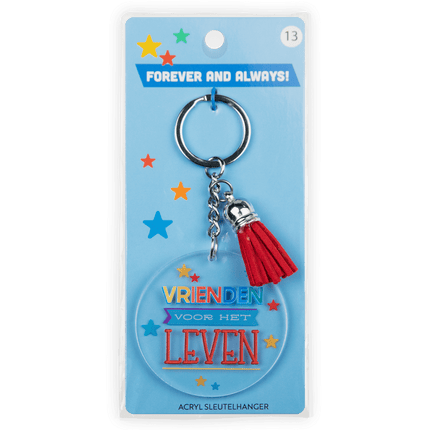 Acryl sleutelhanger Vrienden van Paper Dreams koop je bij Partywinkel