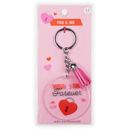 Acryl sleutelhanger You & me van Paper Dreams koop je bij Partywinkel