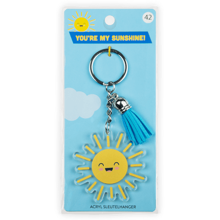 Acryl sleutelhanger Zon van Paper Dreams koop je bij Partywinkel