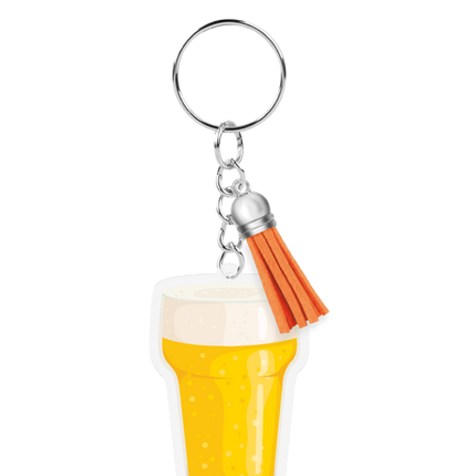 Acryl-Schlüsselanhänger „Bierchen“